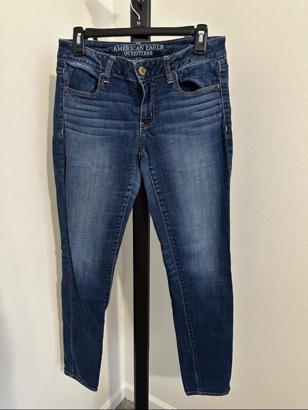 American Eagle Outfitters Women's Dark Indigo Skinny Jeans